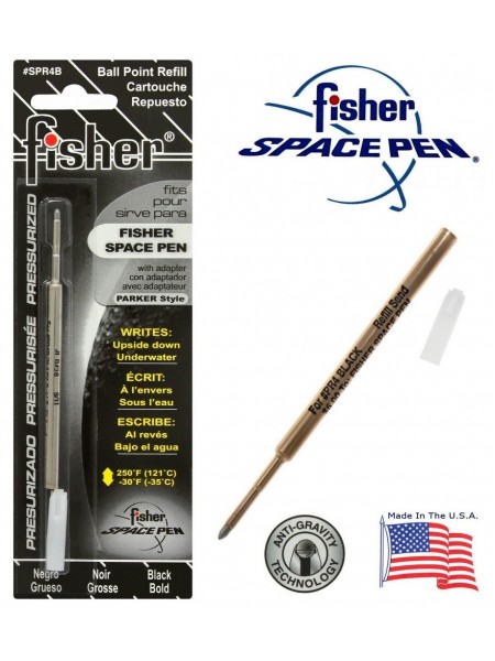 Газовые стержни Fisher Space Pen (в блистере, Bold)
